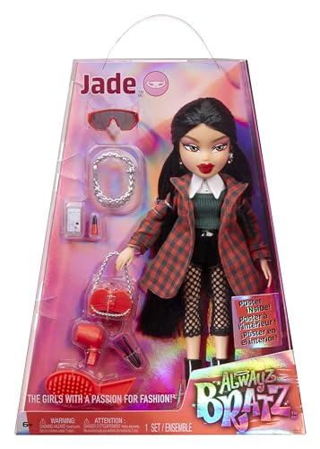 Bratz Alwayz Bratz Modepuppe - Jade - mit 10 Accessoires und Poster - Kinderspielzeug - Geeignet ab 6 Jahren von Bratz