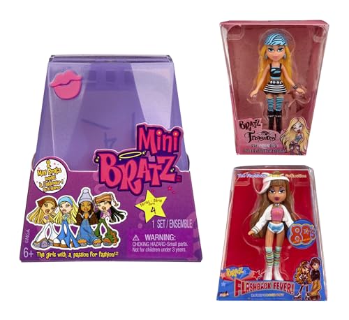 Bratz MGA's Miniverse Mini Serie 4 Sammelfiguren - 2 Mini Packung - Blindverpackung ist Gleichzeitig ein Display - Y2K Nostalgie für Kinder und Sammler ab 6 von Bratz