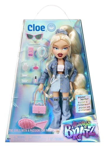 Bratz Alwayz Bratz Modepuppe - Cloe - mit 10 Accessoires und Poster - Kinderspielzeug - Geeignet ab 6 Jahren von Bratz