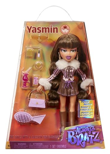 Bratz Alwayz Bratz Modepuppe - Yasmin - mit 10 Accessoires und Poster - Kinderspielzeug - Geeignet ab 6 Jahren von Bratz