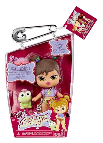 Bratz Babyz Sammlerpuppe - Yasmin - mit Echter Mode und Haustier - Kinderspielzeug - Ideal ab 6 Jahren von Bratz