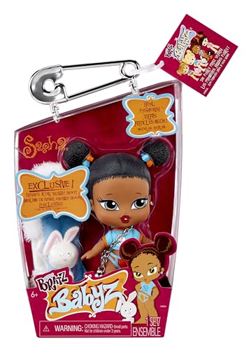 Bratz Babyz Sammlerpuppe - Sasha - mit Echter Mode und Haustier - Kinderspielzeug - Ideal ab 6 Jahren von Bratz