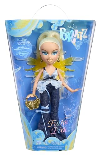 Bratz Fashion Pixiez Cloe - Fantasy-Sammelpuppe mit Echter Mode und Accessoires, Flügel Verwandeln Sich in einen Ring Bratz Fashion Pixiez Cloe - Fantasy-Sammelpuppe mit Echter Mode und Accessoires, Flügel Verwandeln Sich in einen Ring von Bratz
