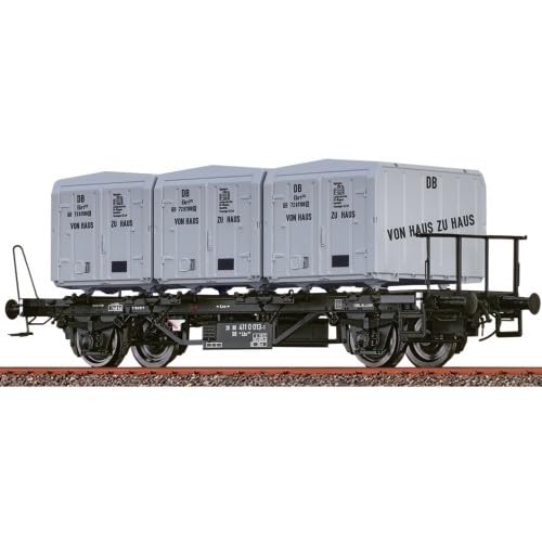 50600 Behältertragwagen Lbs 577 der DB, mit Ekrt 212 "Von Haus zu Haus, Ep. IV von Brawa