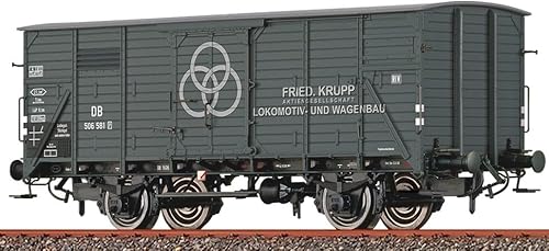 50957 H0 Gedeckter Güterwagen G10, DB, Ep.III 'Krupp Stahl' von Brawa