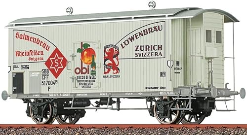 50972 H0 Gedeckter Güterwagen K2, SBB, Ep.III 'Salmenbräu' von Brawa