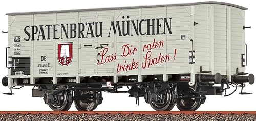 50987 H0 Gedeckter Güterwagen G10, DB, Ep.III 'Spatenbräu München' von Brawa