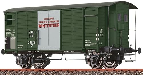 50990 H0 Gedeckter Güterwagen K2, SBB, Ep.II 'SLM Winterthur' von Brawa