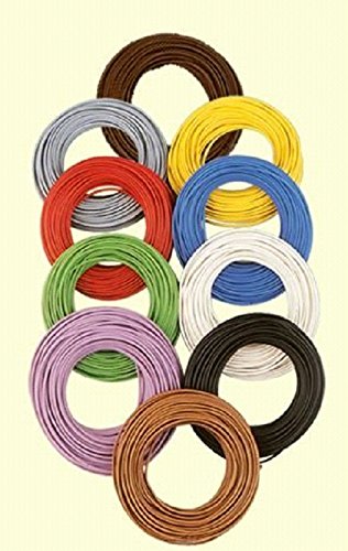 Brawa 3106 Litze 0,14mm² 10m Ring dunkelbraun Brawa 3106 Litze 0,14mm² 10m Ring dunkelbraun von Brawa