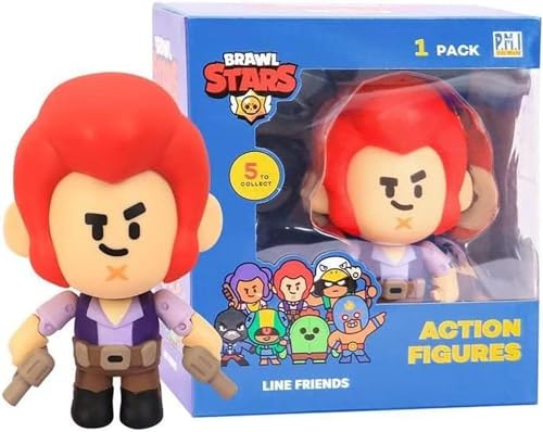 Brawl Stars COLT Actionfigur | 11,4 cm große Sammlerstücke | P.M.I. Ofically Licensed Toys | Supercell | Geschenk für Videospieler | Gelenkfigur von Brawl Stars