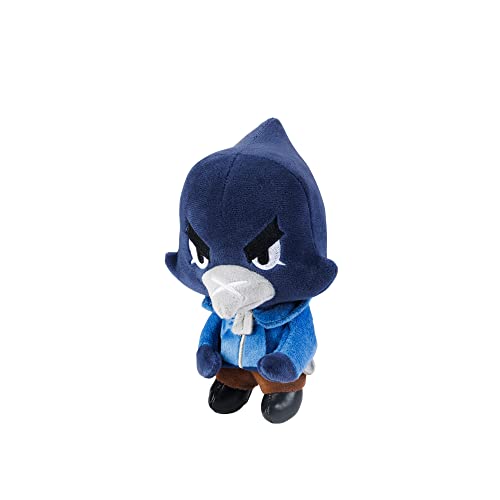 Brawl Stars The Crow Plushies Plüschpuppe, 15,2 cm, 16,5 cm hoch, P.M.I. Offizielles Lizenzprodukt, Supercell, Geschenk für Gamer, Sammlerstück von Brawl Stars