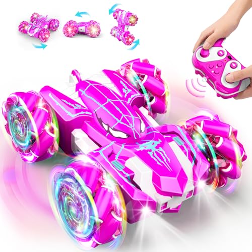 Braxel Ferngesteuertes Auto, Geschenk Mädchen 3 4 5 6 7 8-11 Jahre RC Auto Monstertruck Kinderspielzeug ab 3-6 Jahre Outdoor Spielzeug Spider Spielzeug Geschenke für Mädchen von Braxel