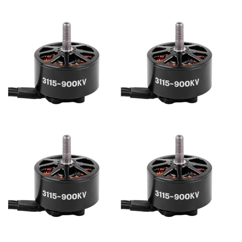 Breeshy 3115 900kV Brushless Motor Modellflugzeug Drohne Brushless Motor Geeignet für RC-Renndrohne Geeignet für FPV-Crossing-Drohne von Breeshy