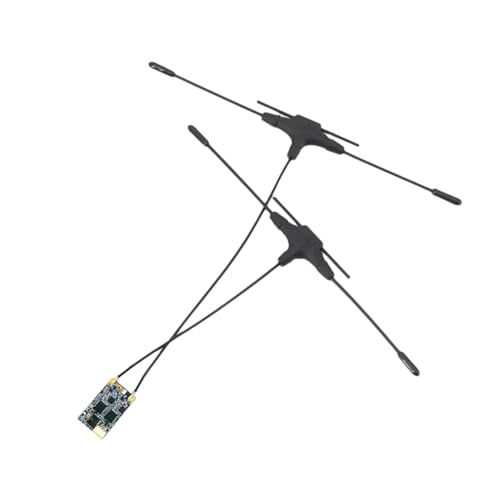 Breeshy 900Mhz 2.4Ghz RX Empfänger ELRS RX Dual Band Gemini Empfänger ExpressLRS RX für RC FPV Racing Long Range Drone 80 * 1/120 * 1MM von Breeshy