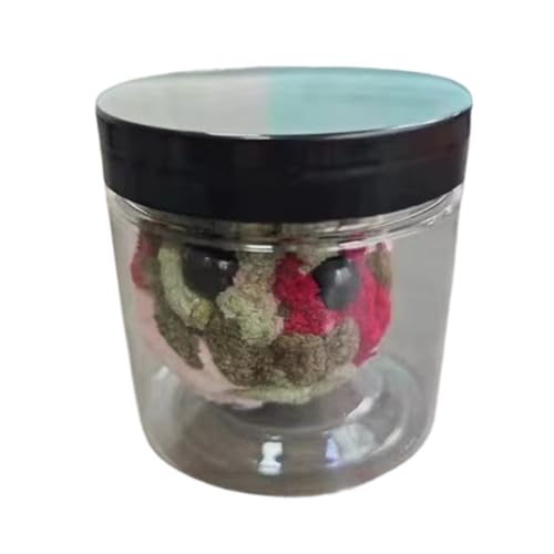 Breeshy Adoptiere EIN Plüschtier mit Grasnugget in Einem Glas, Handgefertigtes Plüschtier, Kleines Plüschtier mit Grasnugget, Langlebig, Karte von Breeshy