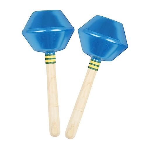 Breeshy Orff-Sandhammer, Orff-Musikinstrument, Schlaginstrument, Kinderrassel, Spielzeug, Musikinstrument, Spielzeug, 1 Paar, Blau von Breeshy