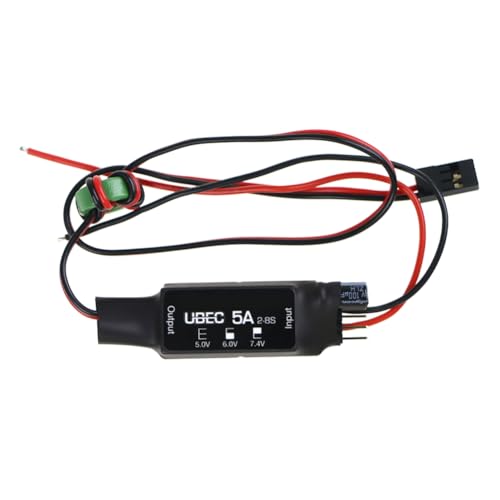 Breeshy UBEC 5A V2 Air Hochspannungsreglermodul 2-8S 5V 6V 7,4V 5A Einstellbares BEC für Crawler von Breeshy