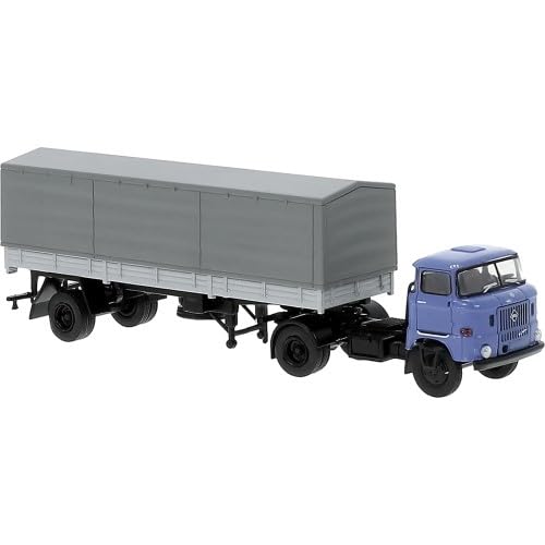 71206 IFA W 50 PP-SZ (blau/schwarz) von Brekina