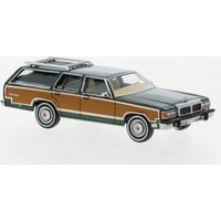 BREKINA 19628 1:87 Ford LTD Country Squire metallic-dunkelgrün/Dekor, 1979 von Brekina