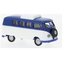 BREKINA 31618 1:87 VW T1b Camper mit Hubdach blau weiss, 1960 von Brekina