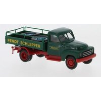 BREKINA 37143 H0 / 1:87 Hanomag L 28 Pritsche mit Ladegut 1950, Fendt Schlepper, von Brekina