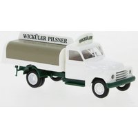 BREKINA 37145 H0 / 1:87 Hanomag L 28 Getränkeaufbau 1950, Wicküler Pilsener, von Brekina