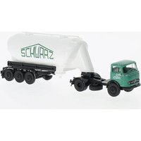 BREKINA 48022 H0 / 1:87 Mercedes LPS 338 Eutersilo-SZ Schwarzbau , von Brekina