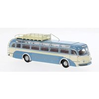 BREKINA 50506 1:87 Mercedes O 6600 H Reisebus hellblau/beige 1951 von Brekina