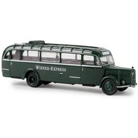 BREKINA 58075 H0 / 1:87 Saurer BT 4500 Bus "Wiener Express" von Brekina