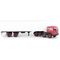 BREKINA 58500 H0 / 1:87 Fiat 690 T Koffer-SZ rot, weiss, 1960 von Brekina