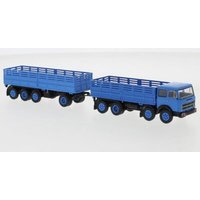 BREKINA 58531 1:87 Fiat 691 Millepiedi blau schwarz, 1970 von Brekina