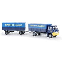 BREKINA 85054 H0 / 1:87 Scania LB 76 PP-Zug "Zippert & Co." von Brekina