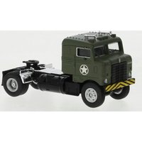 BREKINA 85954 1:87 Kenworth Bullnose dunkelgrün US Air Force, 1950 von Brekina