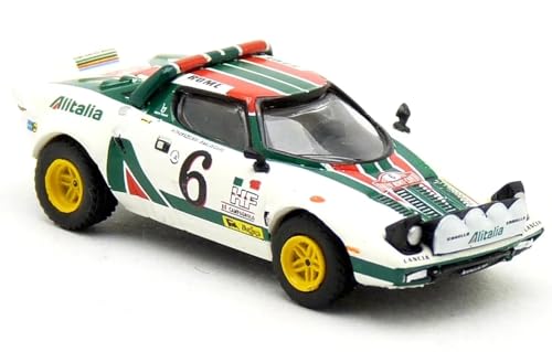 Brekina 1/87 Lancia Stratos HF #6 Alitalia 1976 BREKINA Lancia Stratos HF Alitalia Mini Car HO Scale von Brekina