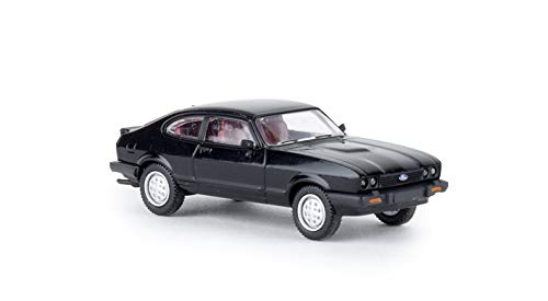 Brekina 19550 Ford Capri III, schwarz TD, Auto Modell 1:87 (H0) von Brekina