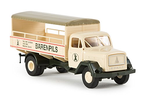 Brekina 46016 Magirus 125 Eckhauber Getränkeaufbau "Bärenpils" von Brekina