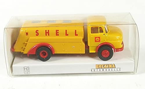 Brekina 47036 Mercedes L 322 Tankwagen, Shell, 1960 - 1:87 - Neu von Brekina