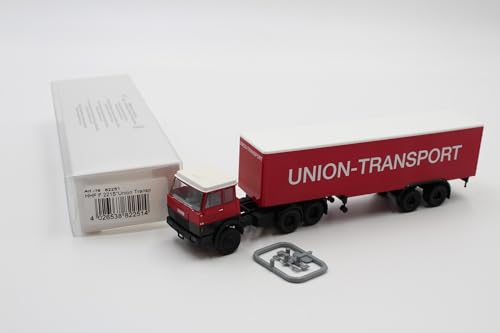 Brekina Henschel F221S Koffer-Sattelzug der Union-Spedition Nr. 82251 1:87 /BRN1329 von Brekina