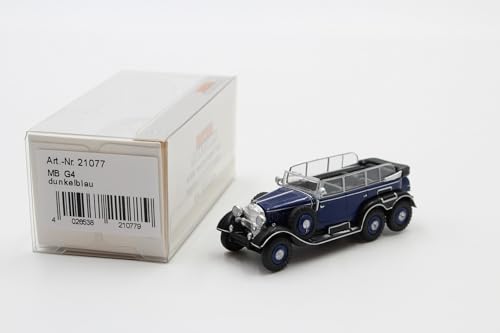 Brekina Mercedes-Benz G4 dunkelblau/schwarz Seitenscheiben 21077 1:87 /BRN1417 von Brekina