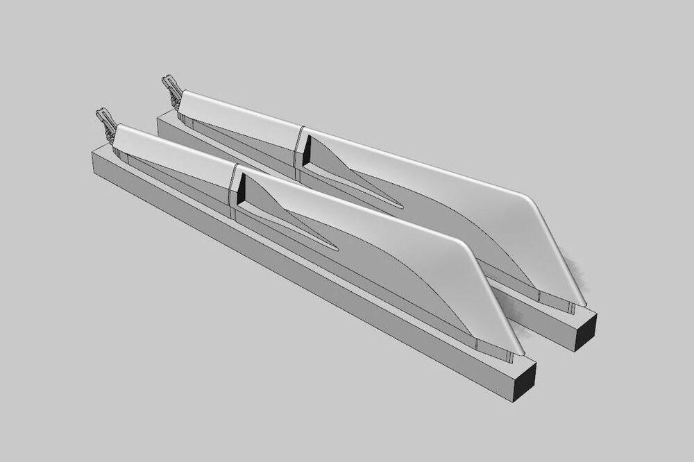 F-14ABD Ventral Fins von Brengun