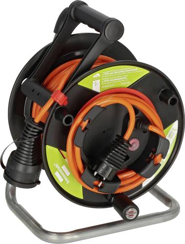 Brennenstuhl 1148500 Kabeltrommel 23m Orange Schutzkontakt-Stecker von Brennenstuhl