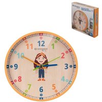Bresser Junior 8880810GCK - Kinder-Wanduhr Flora, analog, lautlos, 25 cm, STEM Bresser Junior 8880810GCK - Kinder-Wanduhr Flora, analog, lautlos, 25 cm, STEM von Bresser