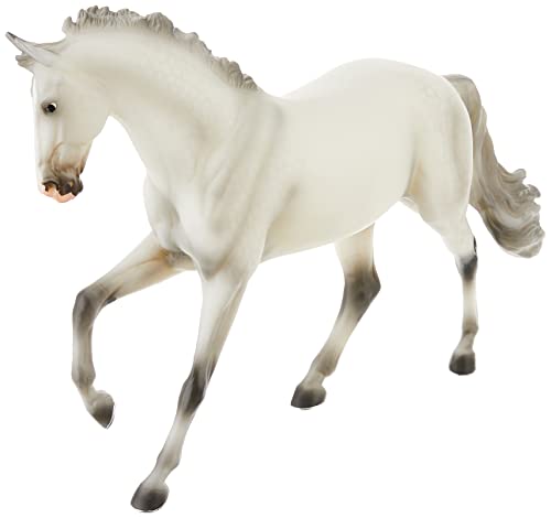 Breyer 1806 Traditional Series Catch Me Model, 13" x 11.25", Horse Toy, 1:9 Scale, Modellpferd Pferde-Spielzeugmodell, Weiß, Grau, 33 cm von Breyer