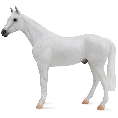 Breyer Horses Freedom Series Fleabitten Grey Thoroughbred | Juguete de Caballo | 9.8 x 7 Pulgadas | Escala 1:12 | Modelo #1054 Breyer Horses Freedom Series Fleabitten Grey Thoroughbred | Juguete de Caballo | 9.8 x 7 Pulgadas | Escala 1:12 | Modelo #1054 von Breyer