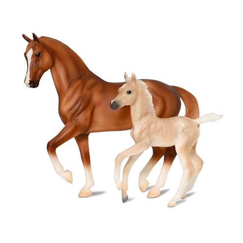 Breyer Horses Freedom Series Power & Precision Pferd & Fohlen Set, Pferdefigur, 22,9 cm L x 17,8 cm H, Modell #B-FS-10251 von Breyer