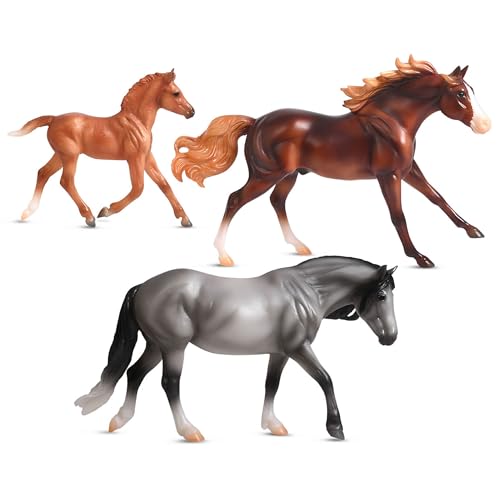 Breyer Horses Freedom Series | Spielerisches Pony Pferd Familie | Pferdefigur | 22,9 cm L x 17,8 cm H | Modell #B-FS-10229 von Breyer