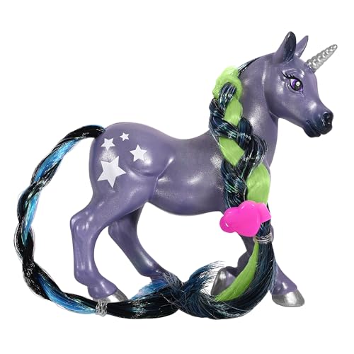 Breyer Horses Mane Beauty Li'l Beauties | Caprina - Einhorn | Bürstbare Mähne und Schwanz | 10,8 cm L x 8,3 cm H | Modell #B-MB-10376 von Breyer