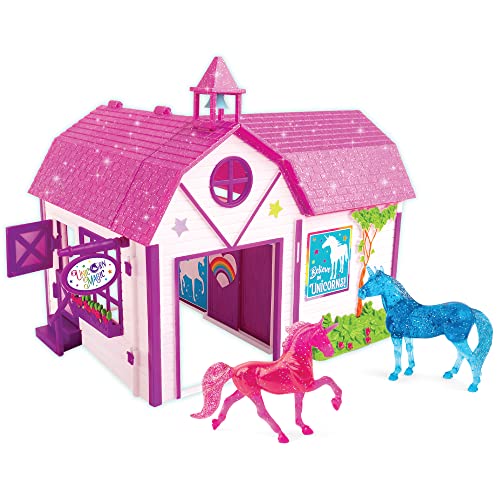 Breyer Pferde Stallkameraden Einhorn Magie Sparkle Spielset | 2 Einhörner enthalten | Maßstab 1:32 | Pferd Spielzeug | Modell #59220 (Mehrfarbig) von Breyer