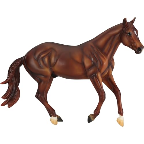 Breyer Traditional Series Guy McLean's Quietway Spinabbey | Pferde-Spielzeug | 34,9 x 24,1 cm | Maßstab 1:9 | Modell #10121 von Breyer