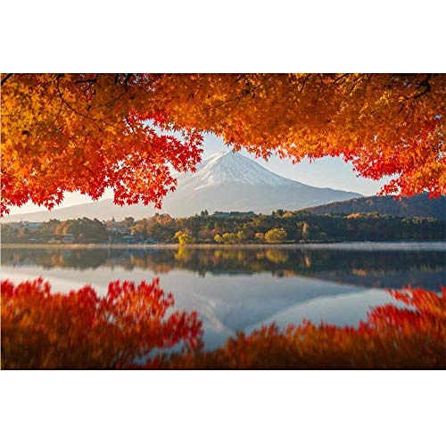 Puzzle mit japanischer Herbstlandschaft – Lernspielzeug für Erwachsene und Kinder, hochwertiges Elternspielzeug, 500/1000/1500/2000/3000/4000/5000/6000 Teile 0201 (Farbe: A, Größe: 2000 Teile) von Bria Puzzle